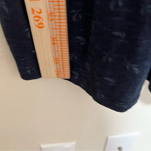 Toad & Co. XS Gemina Tie Sleeve Smocked Sleeveless Navy  Mini Dress Organic - Picture 11 of 11